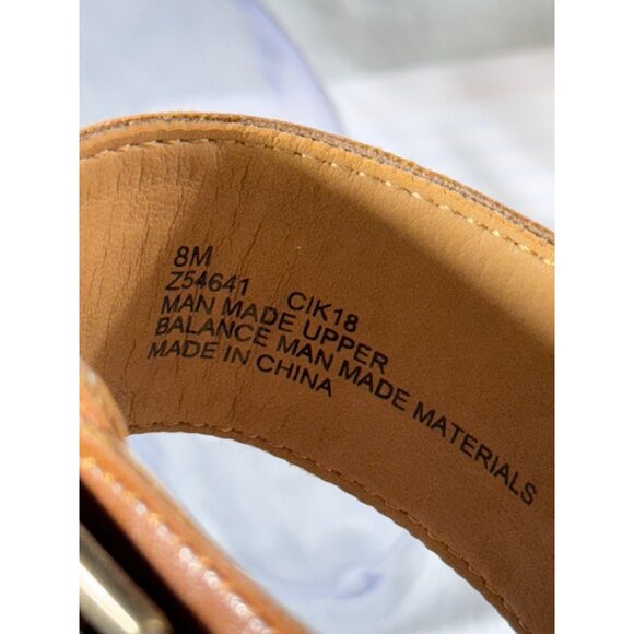 b.o.c. by Born Womens Brown Slide Sandals Wedge Heels Size 8M - Picture 10 of 16